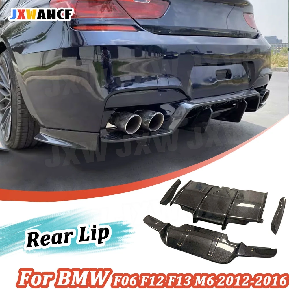 JXWANCF For 6 Series Carbon Fiber Rear Lip Diffuser Splitters Aprons For BMW F06 F12 F13 M6 M Sport 2012-2016 Bumper Guard
JXWANCF For 6 Series Carbon Fiber Rear Lip Diffuser Splitters Aprons For BMW F06 F12 F13 M6 M Sport 2012-2016 Bumper Guard