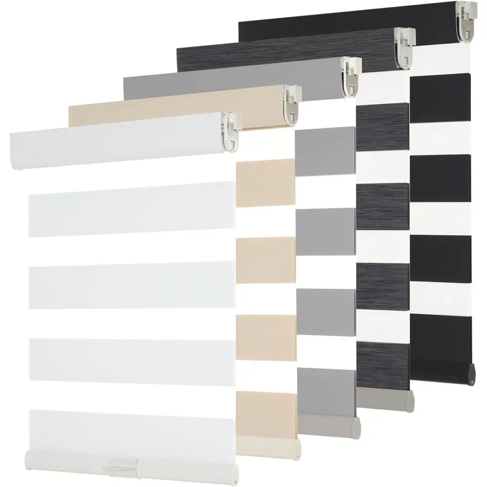 No Drill No Tool Zebra Blinds Dual Layer Privacy or Day and Night Window Blinds Light iltering CordlShades or Windows,Easy to In
No Drill No Tool Zebra Blinds Dual Layer Privacy or Day and Night Window Blinds Light iltering CordlShades or Windows,Easy to In