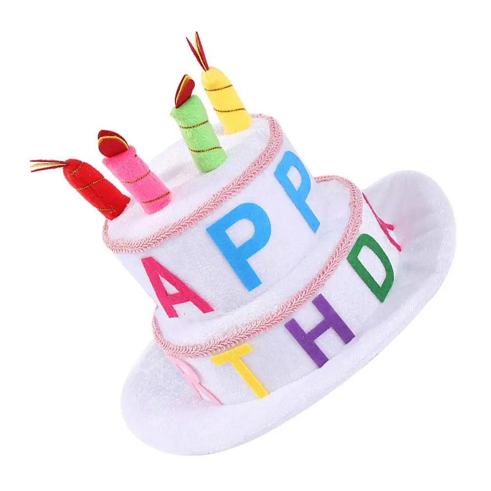 Birthday Cake Hat with Candles Headdress Decoration Party Hats for Kids Cloth Fun Festive Happy Child
Birthday Cake Hat with Candles Headdress Decoration Party Hats for Kids Cloth Fun Festive Happy Child