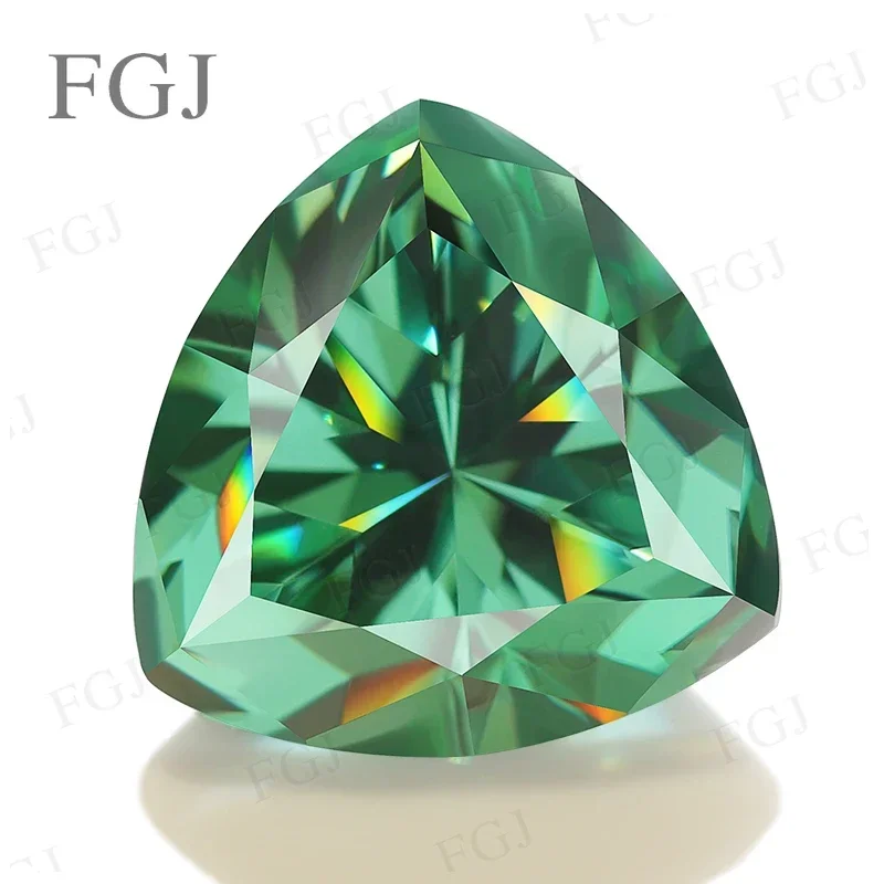Top Sale Green Real Lab Gemstone Moissanite Diamond Trillion Brilliant Cut Loose Beads Jewelry Making With GRA Charms Diy
Top Sale Green Real Lab Gemstone Moissanite Diamond Trillion Brilliant Cut Loose Beads Jewelry Making With GRA Charms Diy