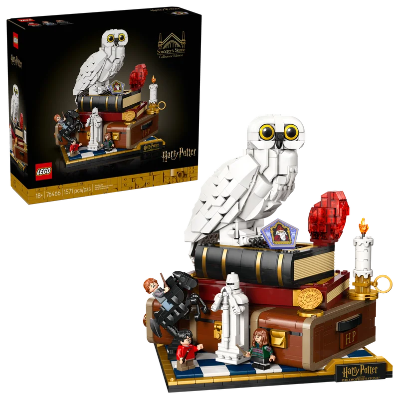 【Presale Jan.】LEGO® Harry Potter 25th anniversary Sorcerer’s Stone HEDWIG™ 3 MINIFIGURES 76466 Collectors’ 18+ 1571Pieces
【Presale Jan.】LEGO® Harry Potter 25th anniversary Sorcerer’s Stone HEDWIG™ 3 MINIFIGURES 76466 Collectors’ 18+ 1571Pieces