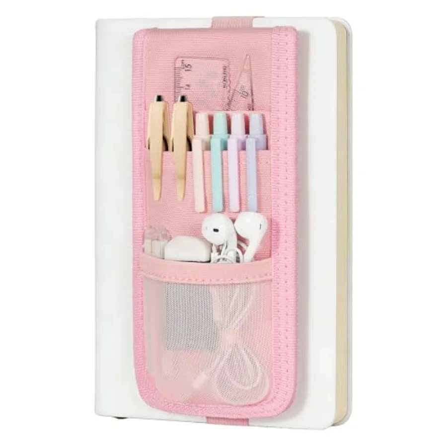 Elastic Pen Holder for Notebook, Pencil Holder wth Zipper Pocket, Adjustable Pen Pouch for Hardcover Journals, Notebooks, Plann
Elastic Pen Holder for Notebook, Pencil Holder wth Zipper Pocket, Adjustable Pen Pouch for Hardcover Journals, Notebooks, Plann