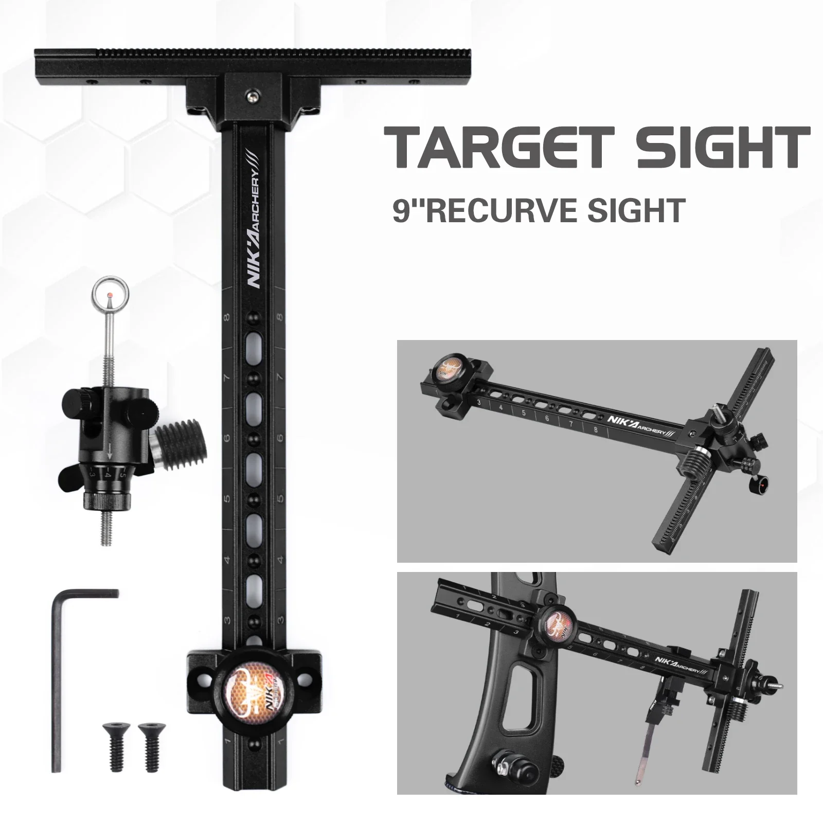 1pc Archery 9inch Recurve Bow Sight T Shape Target Sight For Shooting or Right Hand Shootng Hunting Accessories
1pc Archery 9inch Recurve Bow Sight T Shape Target Sight For Shooting or Right Hand Shootng Hunting Accessories