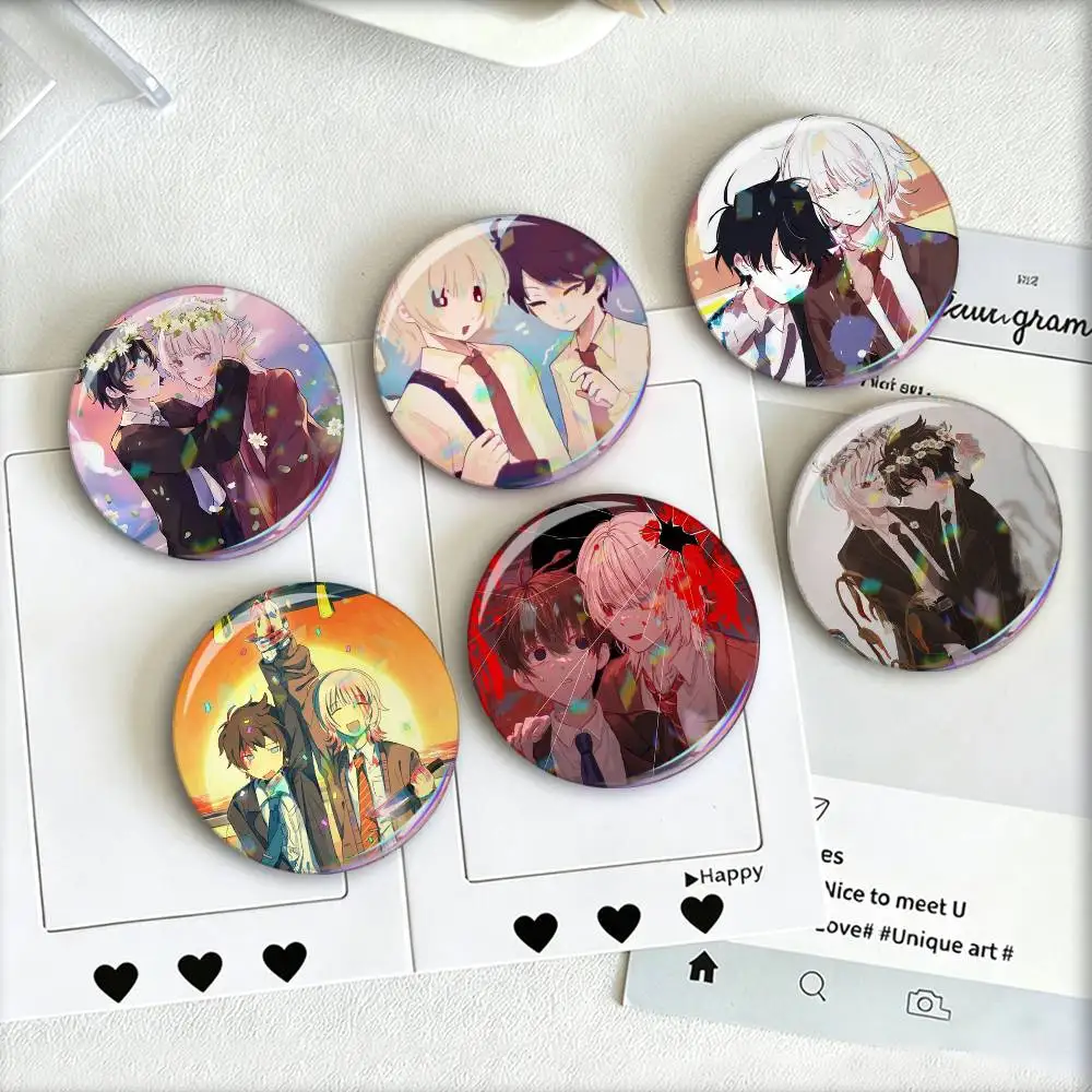 Game S-Saihate S-Station Laser Badge Creative Pins Brooch for Bag Clothes Hat Decor Gifts Fans Collect
Game S-Saihate S-Station Laser Badge Creative Pins Brooch for Bag Clothes Hat Decor Gifts Fans Collect