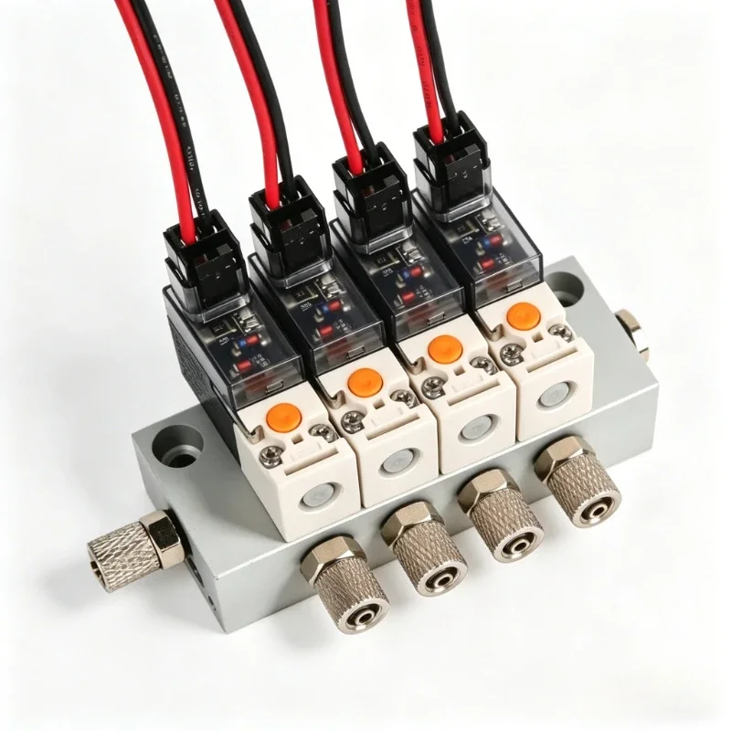 Micro Pneumatic Solenoid Valve Combination with Positive Pressure and Negative Pressure Adopts 2/3-way NC Valve 12V 24V 220V
Micro Pneumatic Solenoid Valve Combination with Positive Pressure and Negative Pressure Adopts 2/3-way NC Valve 12V 24V 220V