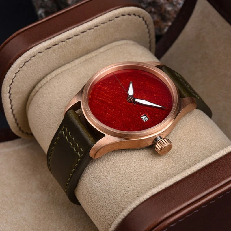 Sapphire Glass Bronze Pilot Watch Large Lacquer Dial Men's Automatic Mechanical Movement Luminous
Sapphire Glass Bronze Pilot Watch Large Lacquer Dial Men's Automatic Mechanical Movement Luminous