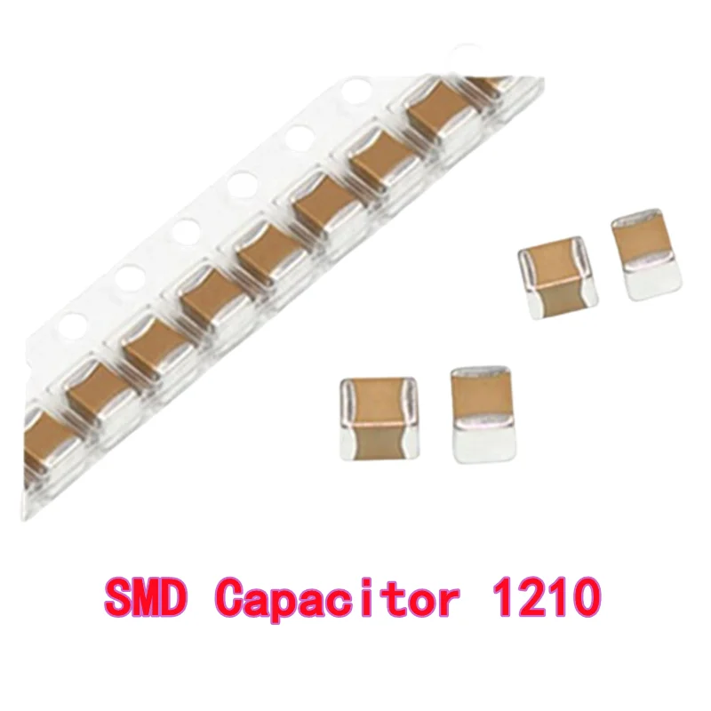 50pcs SMD MLCC Capacitor 1210 (3225) 10μF 106K 16V/25V/50V/100V X7R 10% Tolerance
50pcs SMD MLCC Capacitor 1210 (3225) 10μF 106K 16V/25V/50V/100V X7R 10% Tolerance