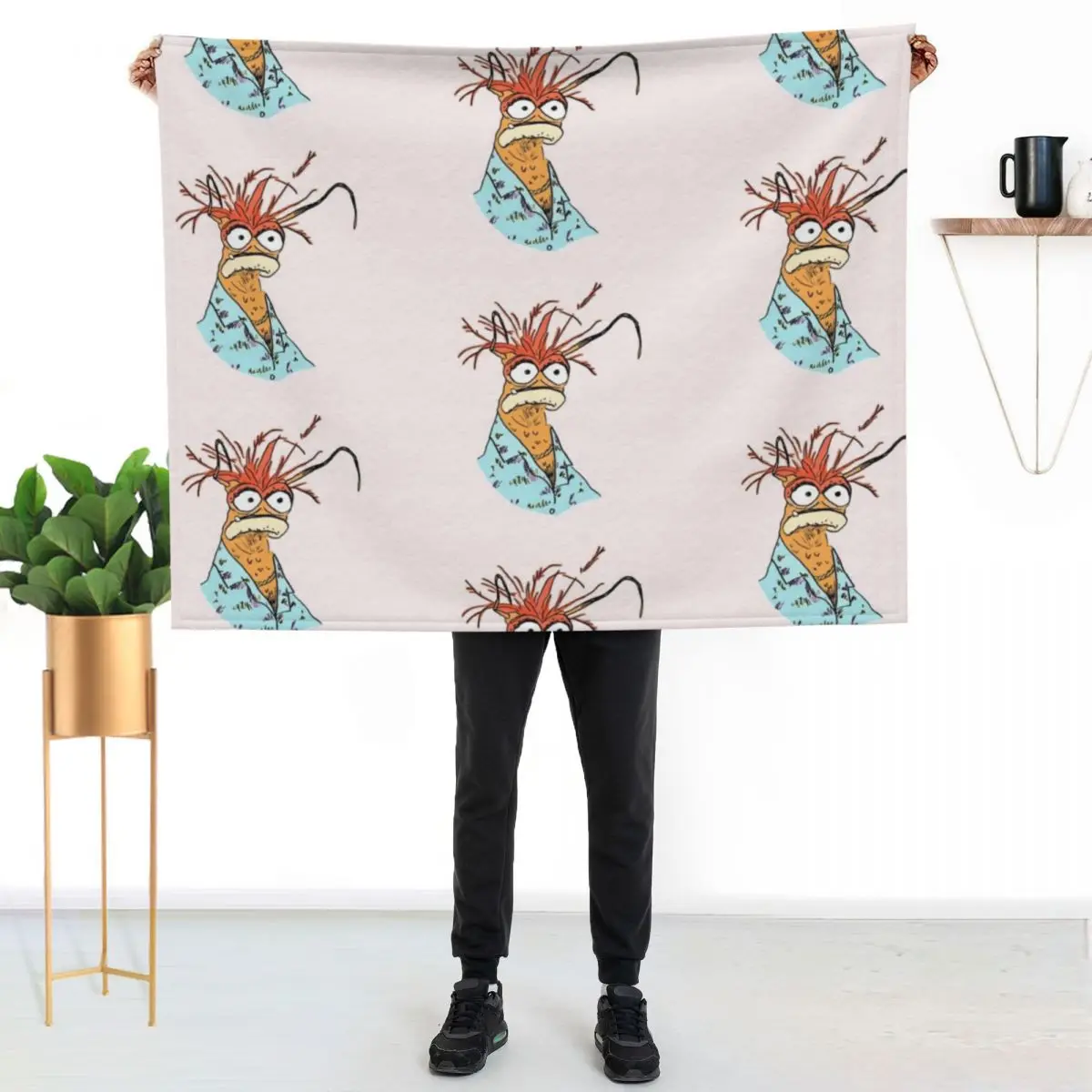 pepe the king prawn. Throw Blanket Cozy Light Blanket for Travel Camping Picnic
pepe the king prawn. Throw Blanket Cozy Light Blanket for Travel Camping Picnic