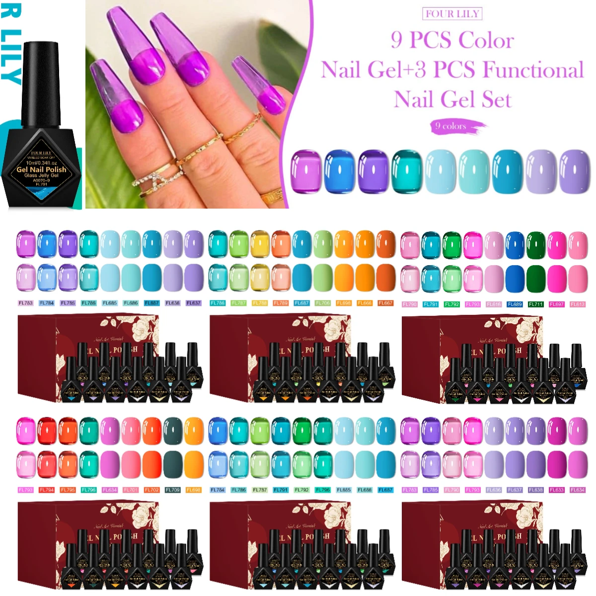 12 шт./компл. FOUR LILY Sea Blue летний набор гель-лаков для ногтей, предназначенный для домашнего маникюра, без ароматов, с длительным лаком
12 шт./компл. FOUR LILY Sea Blue летний набор гель-лаков для ногтей, предназначенный для домашнего маникюра, без ароматов, с длительным лаком