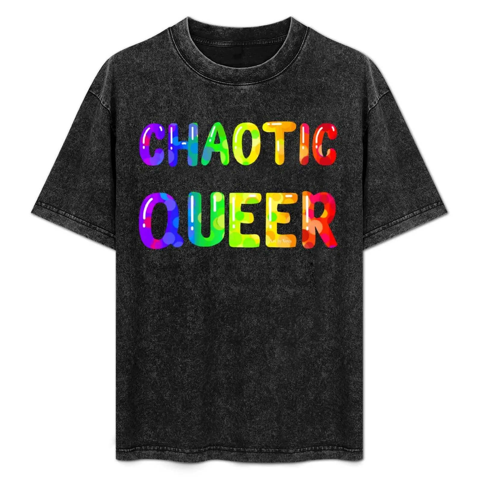 Chaotic Queer T-Shirt oversize t-shirts man football t shirt designer shirts Men's cotton t-shirt
Chaotic Queer T-Shirt oversize t-shirts man football t shirt designer shirts Men's cotton t-shirt