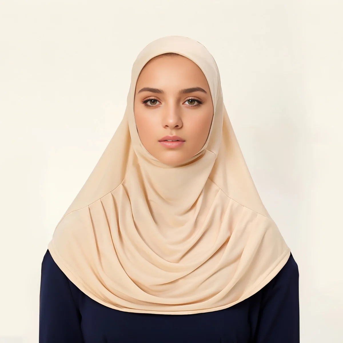 Solid Color Amira One Piece Hijab Women Muslim Instant Scarf Turban Pull On Ready Made To Wear Headscarf Wrap Bonnet Headwear
Solid Color Amira One Piece Hijab Women Muslim Instant Scarf Turban Pull On Ready Made To Wear Headscarf Wrap Bonnet Headwear