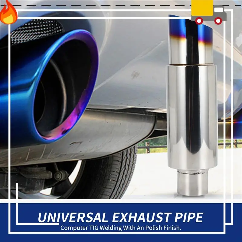 Car Universal Stainless Steel Rear Exhaust Pipe Square Muffler Tail Throat Muffler Tip Pipe 370Mm Roasted Blue
Car Universal Stainless Steel Rear Exhaust Pipe Square Muffler Tail Throat Muffler Tip Pipe 370Mm Roasted Blue