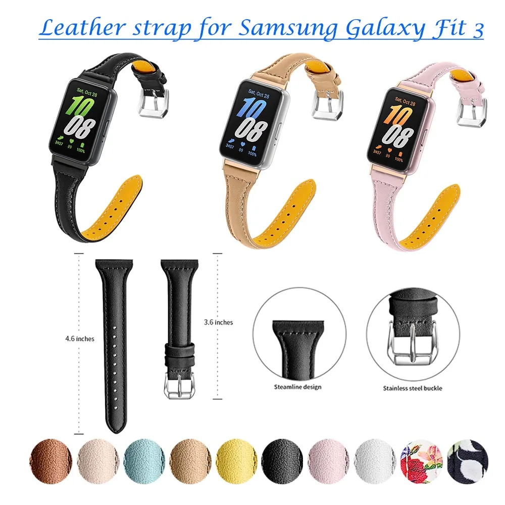 Кожаный ремешок для часов Samsung Galaxy Fit 3, модный деловой быстросъемный сменный ремешок для Samsung Galaxy Fit 3, ремешок для часов
Кожаный ремешок для часов Samsung Galaxy Fit 3, модный деловой быстросъемный сменный ремешок для Samsung Galaxy Fit 3, ремешок для часов