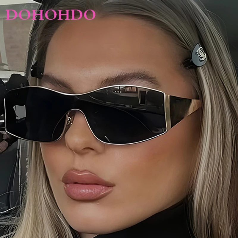 Trendy Punk One-Piece Metal Women Sunglasses Luxury Designer Big Frame Men Sunglass Outdoor Driving Travel Eyewear Ladies UV400
Trendy Punk One-Piece Metal Women Sunglasses Luxury Designer Big Frame Men Sunglass Outdoor Driving Travel Eyewear Ladies UV400