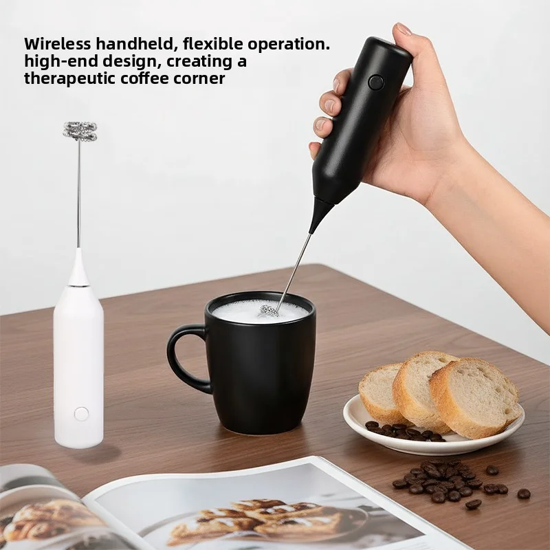 Electric milk frother battery AA size electric milk coffee frother, egg beater, kitchen cream maker, blender
Electric milk frother battery AA size electric milk coffee frother, egg beater, kitchen cream maker, blender