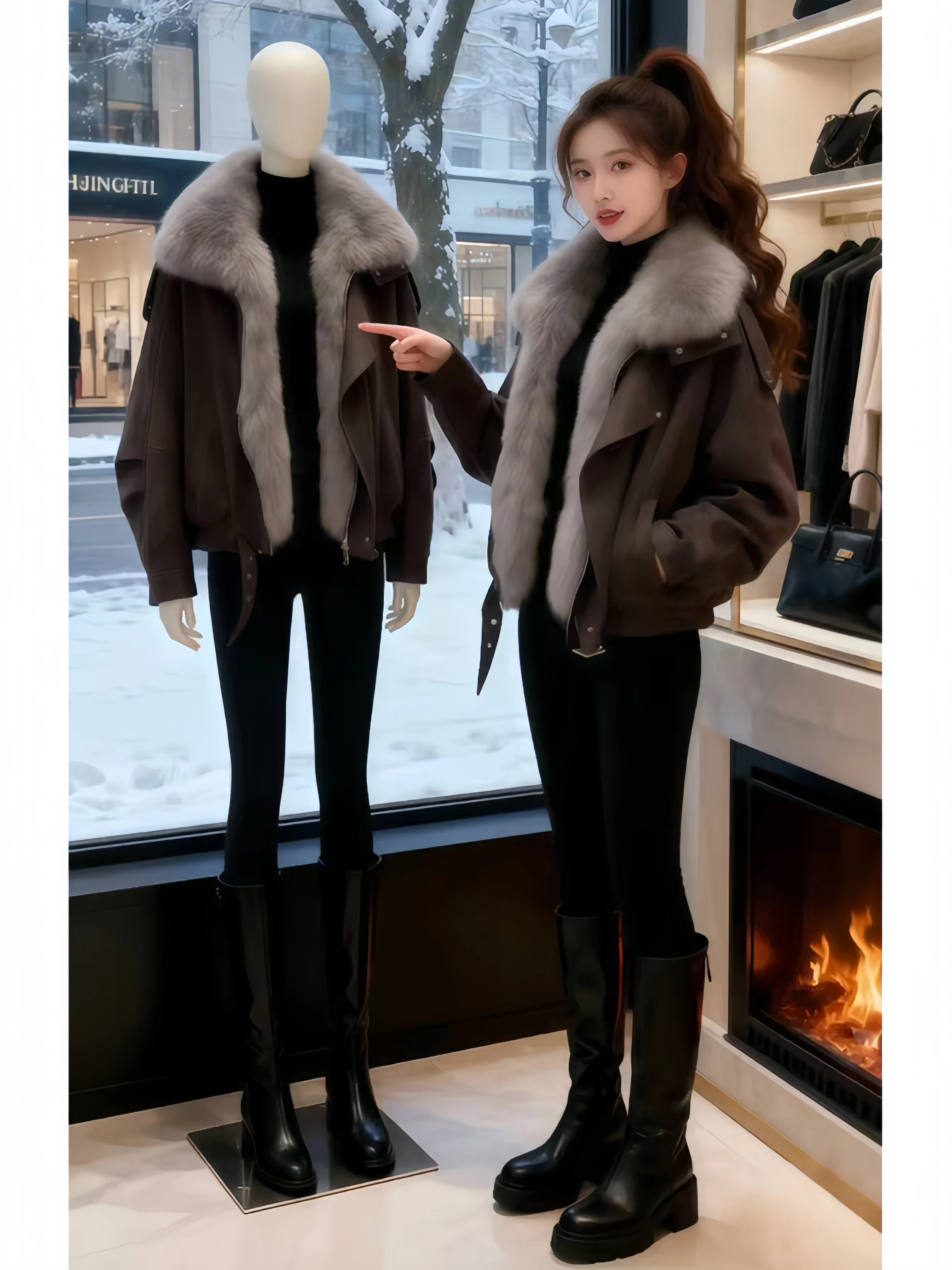 Unique Stylish Women's Fleece Lined Short Parka Coat Korean Style Loose Fit Cotton Jacket Thickened Winter New Arrival
Unique Stylish Women's Fleece Lined Short Parka Coat Korean Style Loose Fit Cotton Jacket Thickened Winter New Arrival