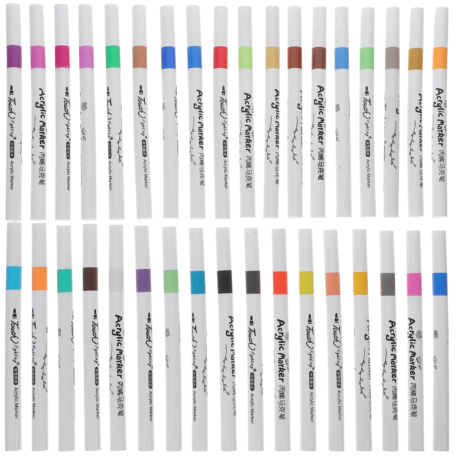 36Pcs Acrylic Paint Markers Paint Markers DIY Paint Pens Drawing Crafts Scrapbooking Supplies
36Pcs Acrylic Paint Markers Paint Markers DIY Paint Pens Drawing Crafts Scrapbooking Supplies