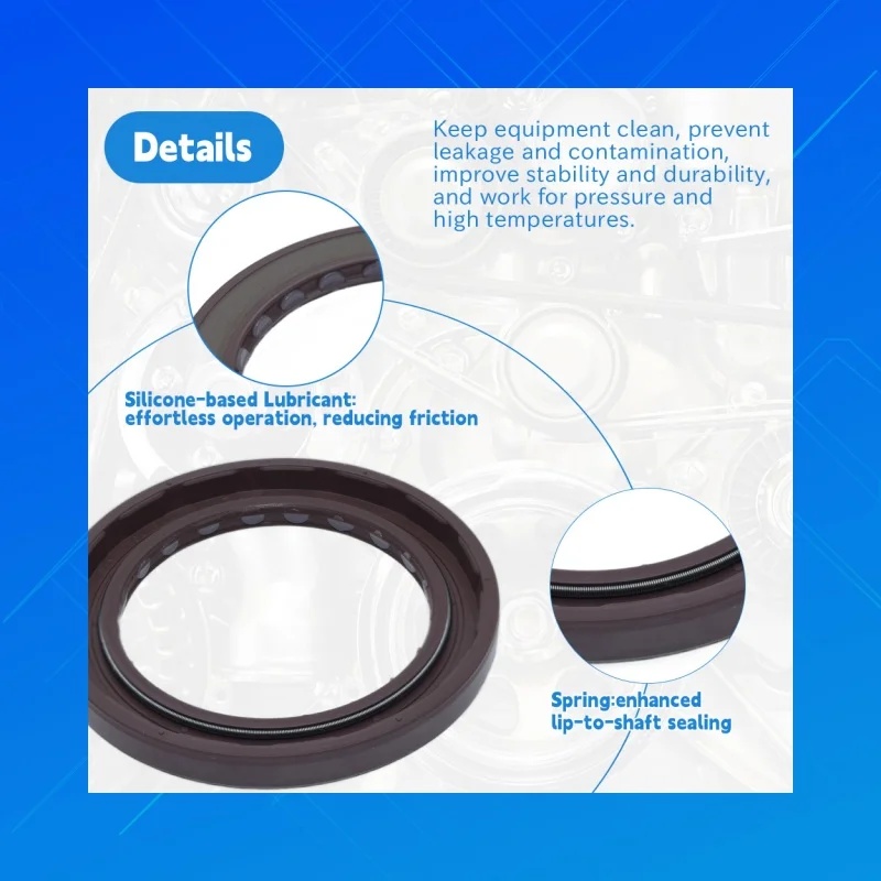 DMHUI Premium FKM Fluorine Rubber Oil Seal 50x70x7mm BABSL10FX2 Style Fit for Hydraulic Pump Shaft Sealing Replacement Parts
DMHUI Premium FKM Fluorine Rubber Oil Seal 50x70x7mm BABSL10FX2 Style Fit for Hydraulic Pump Shaft Sealing Replacement Parts