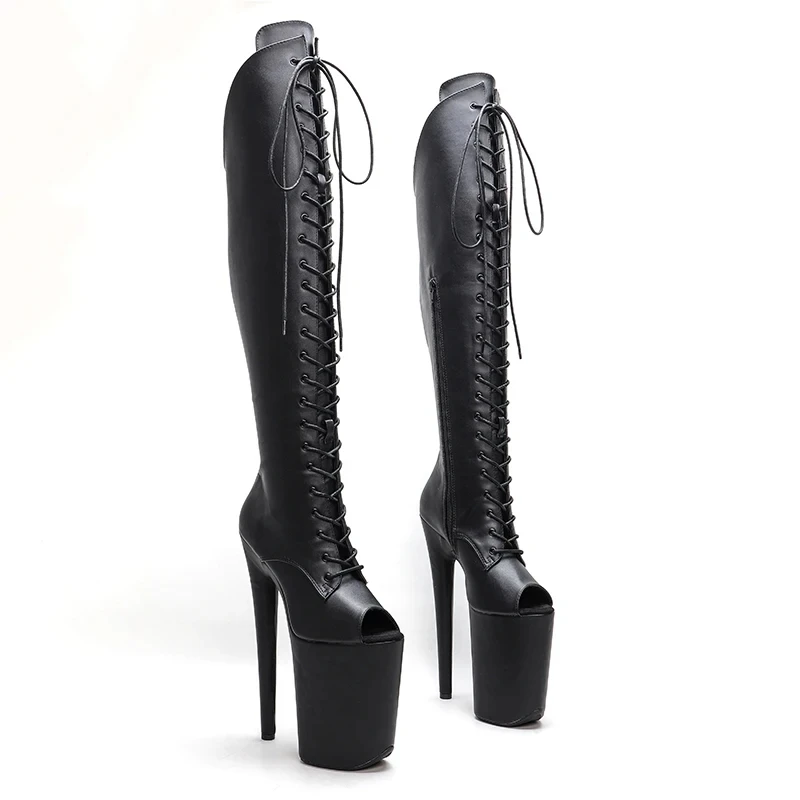 LAIJIANJINXIA 23CM/9inches matte PU upper Sexy boots Open Toe High Heels Platform Pole Dance shoes
LAIJIANJINXIA 23CM/9inches matte PU upper Sexy boots Open Toe High Heels Platform Pole Dance shoes