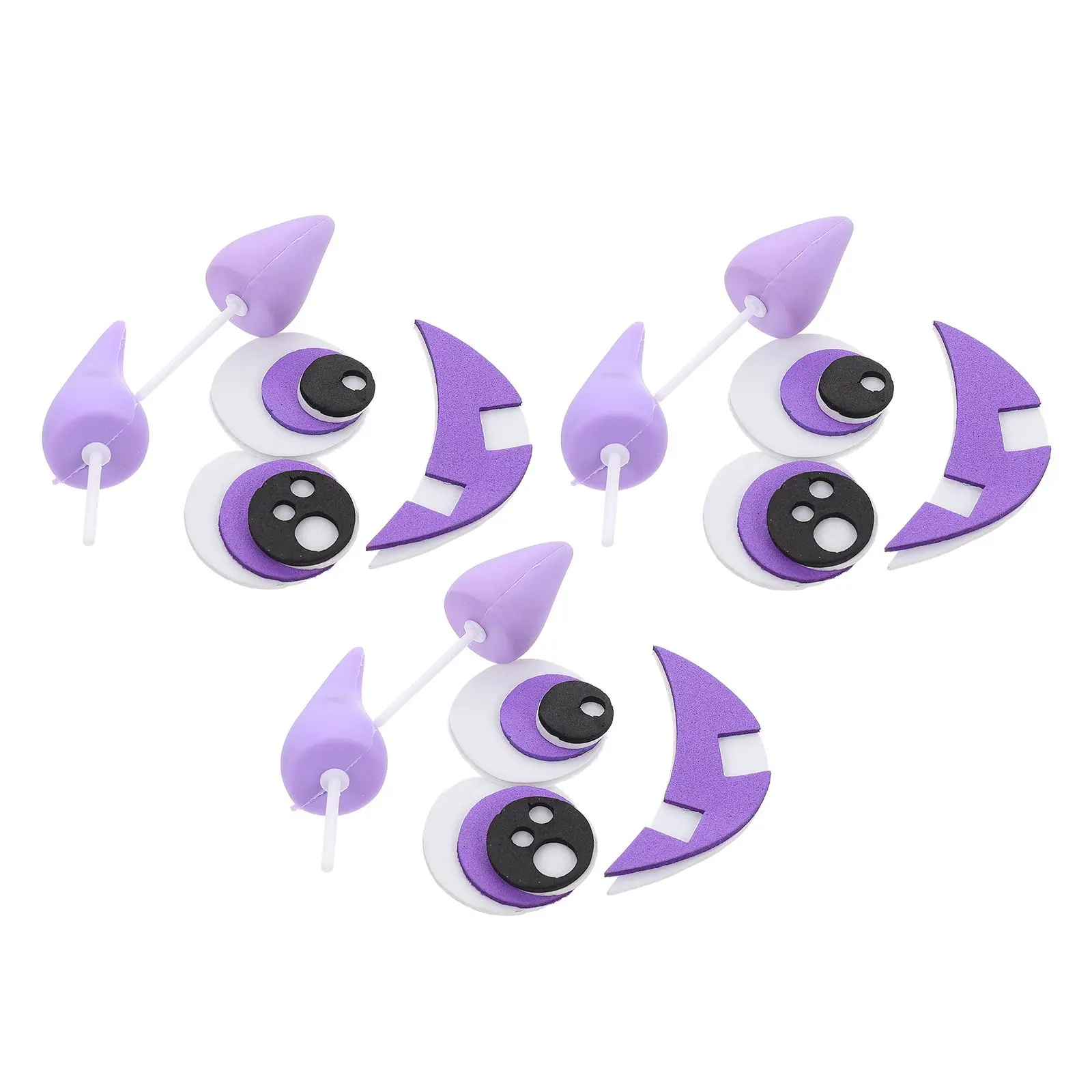 3 Sets Monster Cake Decorations Purple Dessert Insert Toppers Horns Mouth Halloween Party Supplies Foam Toppers Cupcake Picks
3 Sets Monster Cake Decorations Purple Dessert Insert Toppers Horns Mouth Halloween Party Supplies Foam Toppers Cupcake Picks