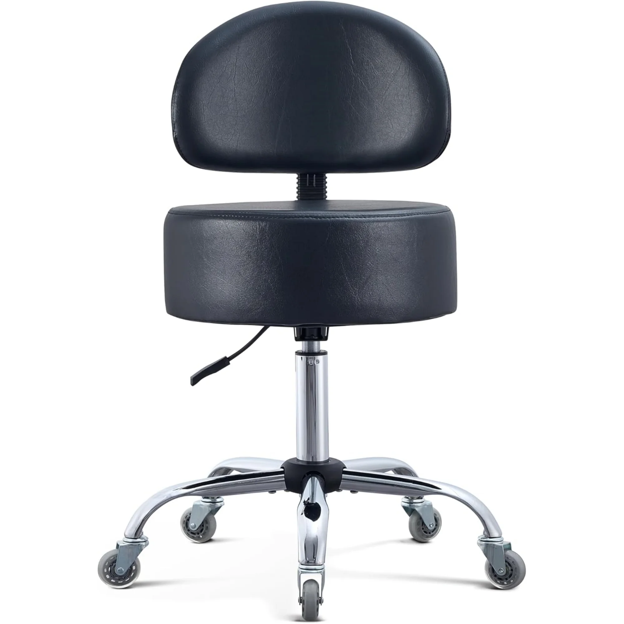 Ergonomic Drafting Stool with Backrest, 400LB Heavy Duty Hydraulic Stool, 19-25 Inch Adjustable Height Rolling Stool Chair with Lumbar Support for Standing Desk, Salon, Tattoo, Kitch
Ergonomic Drafting Stool with Backrest, 400LB Heavy Duty Hydraulic Stool, 19-25 Inch Adjustable Height Rolling Stool Chair with Lumbar Support for Standing Desk, Salon, Tattoo, Kitch
