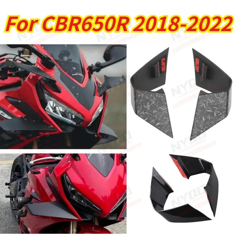 For CBR650R 2018-2022 Winglets, Modified Side Spoiler Small Wings, GP Style Aero Winglets Wind Knife
For CBR650R 2018-2022 Winglets, Modified Side Spoiler Small Wings, GP Style Aero Winglets Wind Knife