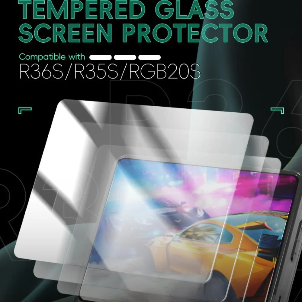 Gaming Console 3.5-inch Protective Film for R36S/R35S/RGB20S Screen Tempered Film Dust and Scratch Resistant
Gaming Console 3.5-inch Protective Film for R36S/R35S/RGB20S Screen Tempered Film Dust and Scratch Resistant