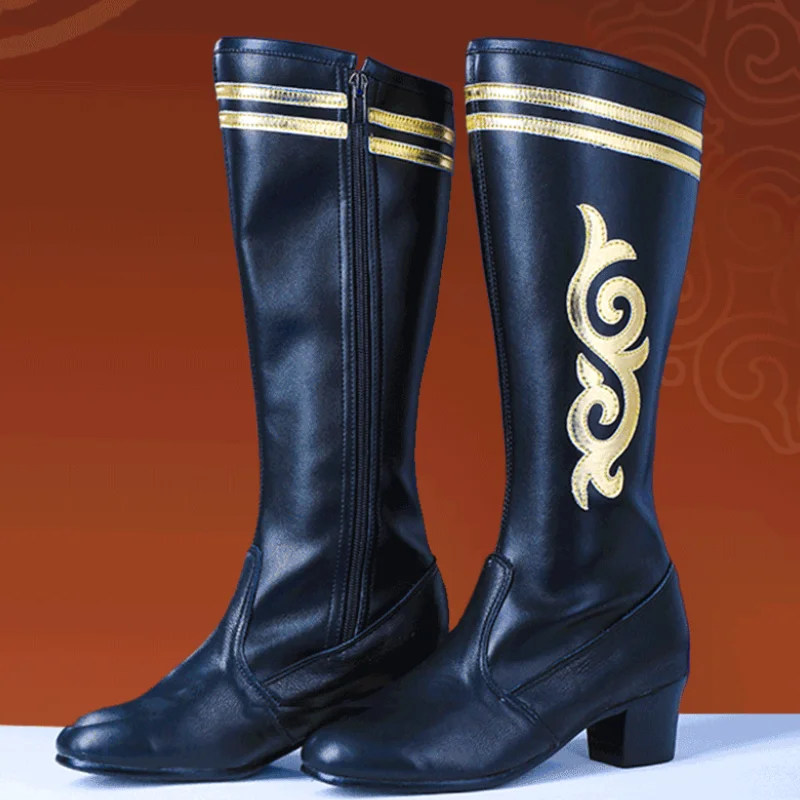 Women's Mongolian Boots Adult Ethnic Style Mongolian Element Dance Boots Dance Shoes
Women's Mongolian Boots Adult Ethnic Style Mongolian Element Dance Boots Dance Shoes