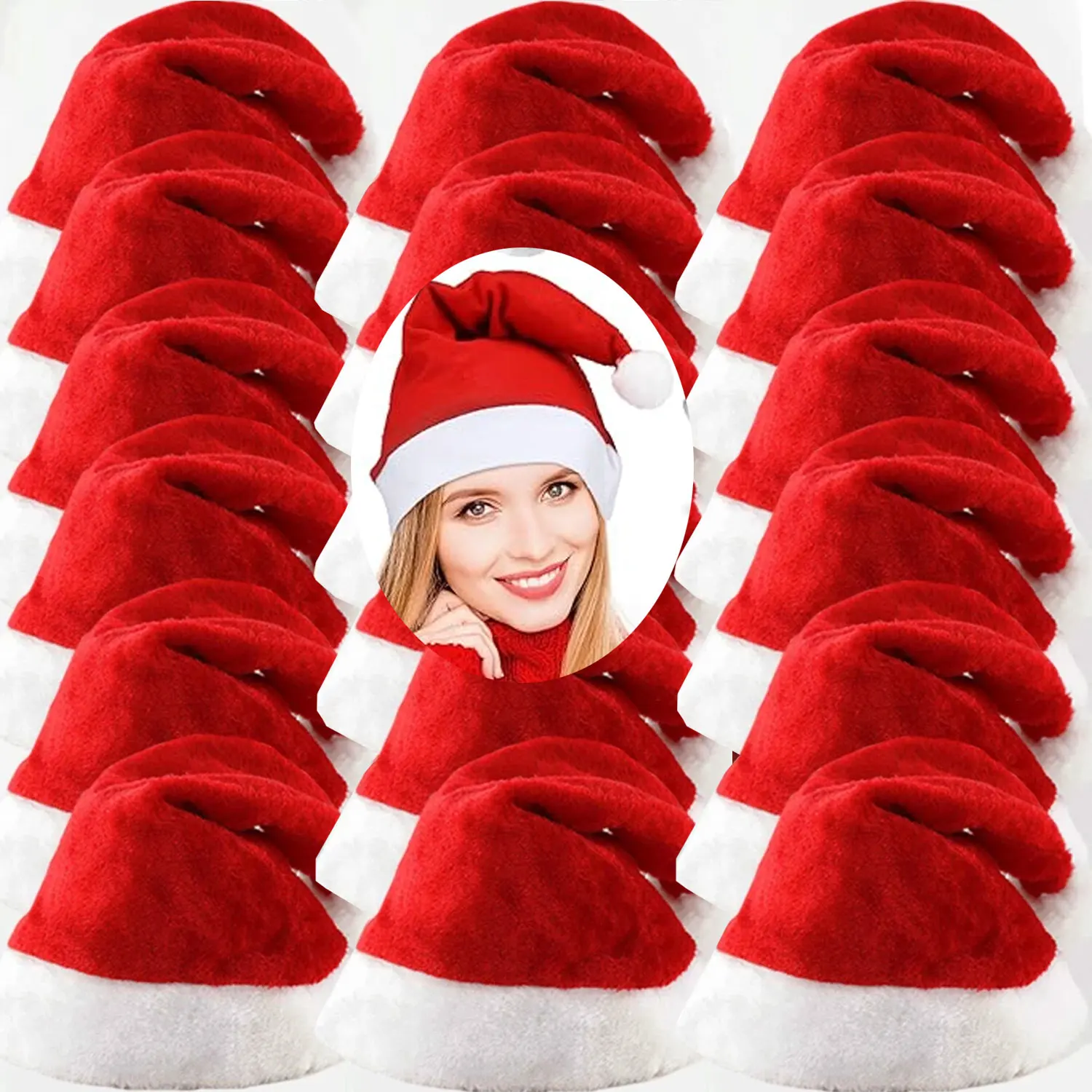 Новые рождественские шапки Санта-Клауса для взрослых, красные рождественские костюмные шапки из нетканого материала, рождественские шапки, зимние новогодние праздничные вечерние подарочные принадлежности
Новые рождественские шапки Санта-Клауса для взрослых, красные рождественские костюмные шапки из нетканого материала, рождественские шапки, зимние новогодние праздничные вечерние подарочные принадлежности