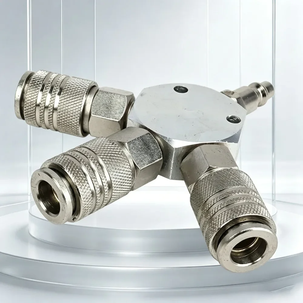 Coupling for Air Compressor Tools Manifold Splits Europe Style EU 3 Three WAY Manifold Quick Coupler 1/4
Coupling for Air Compressor Tools Manifold Splits Europe Style EU 3 Three WAY Manifold Quick Coupler 1/4