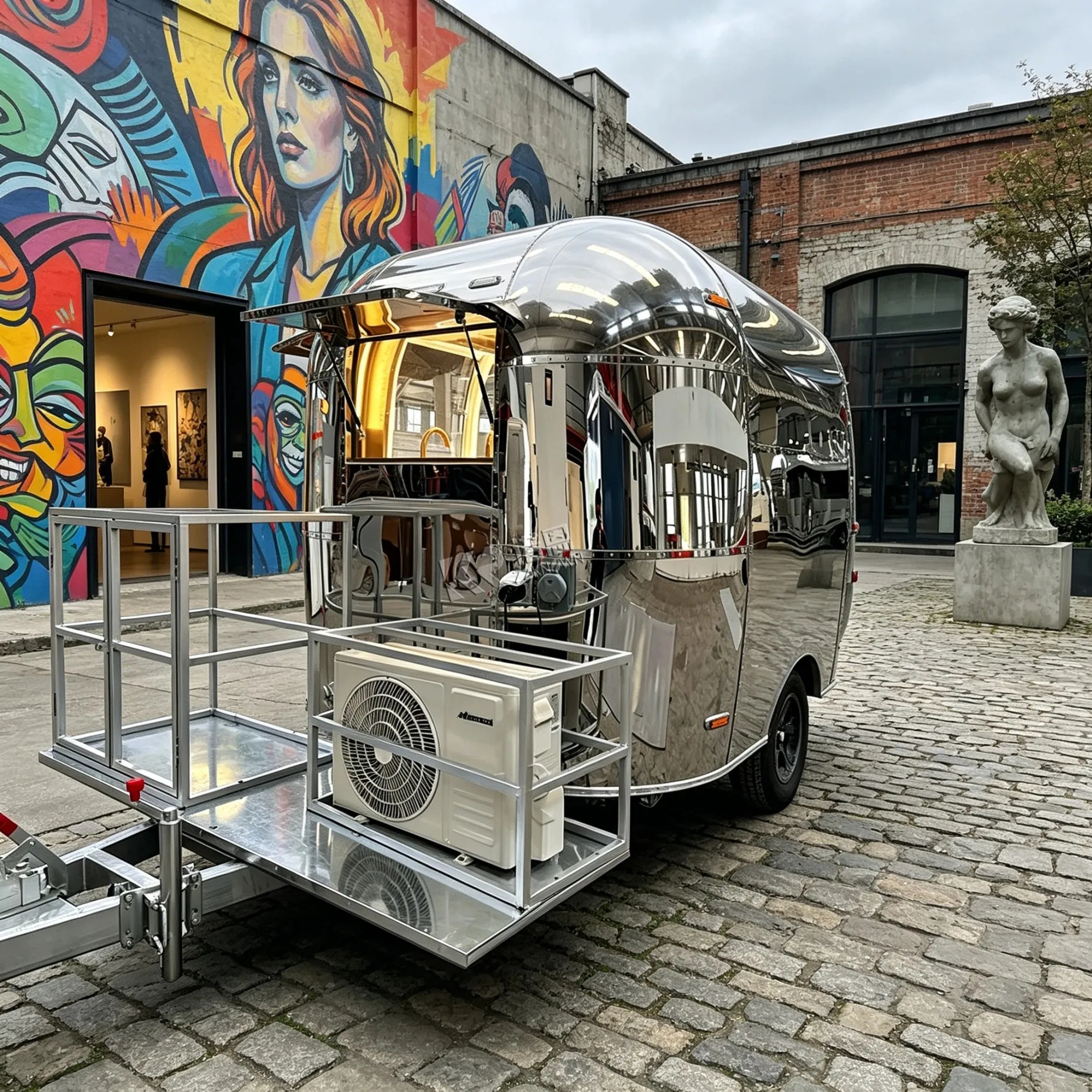 OEM Commercial Mobile Food Trailer Fully Equipped Stainless Steel Food Truck Cart Van in USA
OEM Commercial Mobile Food Trailer Fully Equipped Stainless Steel Food Truck Cart Van in USA