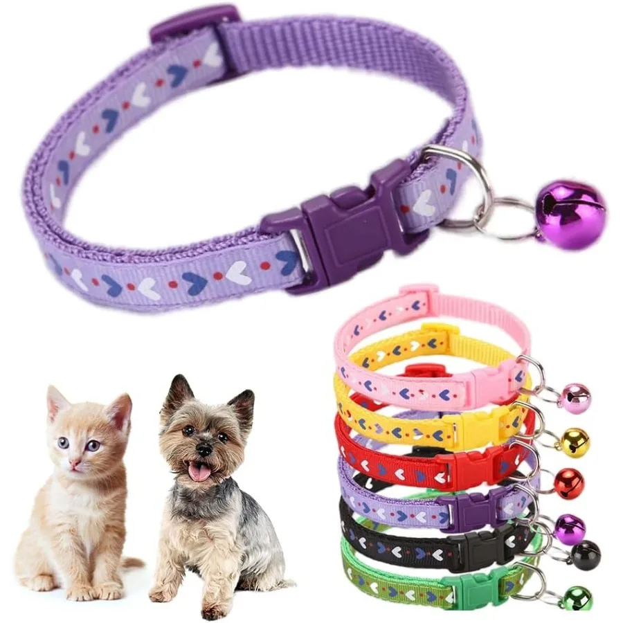 Фиолетовый ошейник для котенка с узором BellLove Кошачий ошейник для девочек Милый необычный ошейник для щенка с Be для XXS XS Tiny Little Kitten Pet Fe
Фиолетовый ошейник для котенка с узором BellLove Кошачий ошейник для девочек Милый необычный ошейник для щенка с Be для XXS XS Tiny Little Kitten Pet Fe