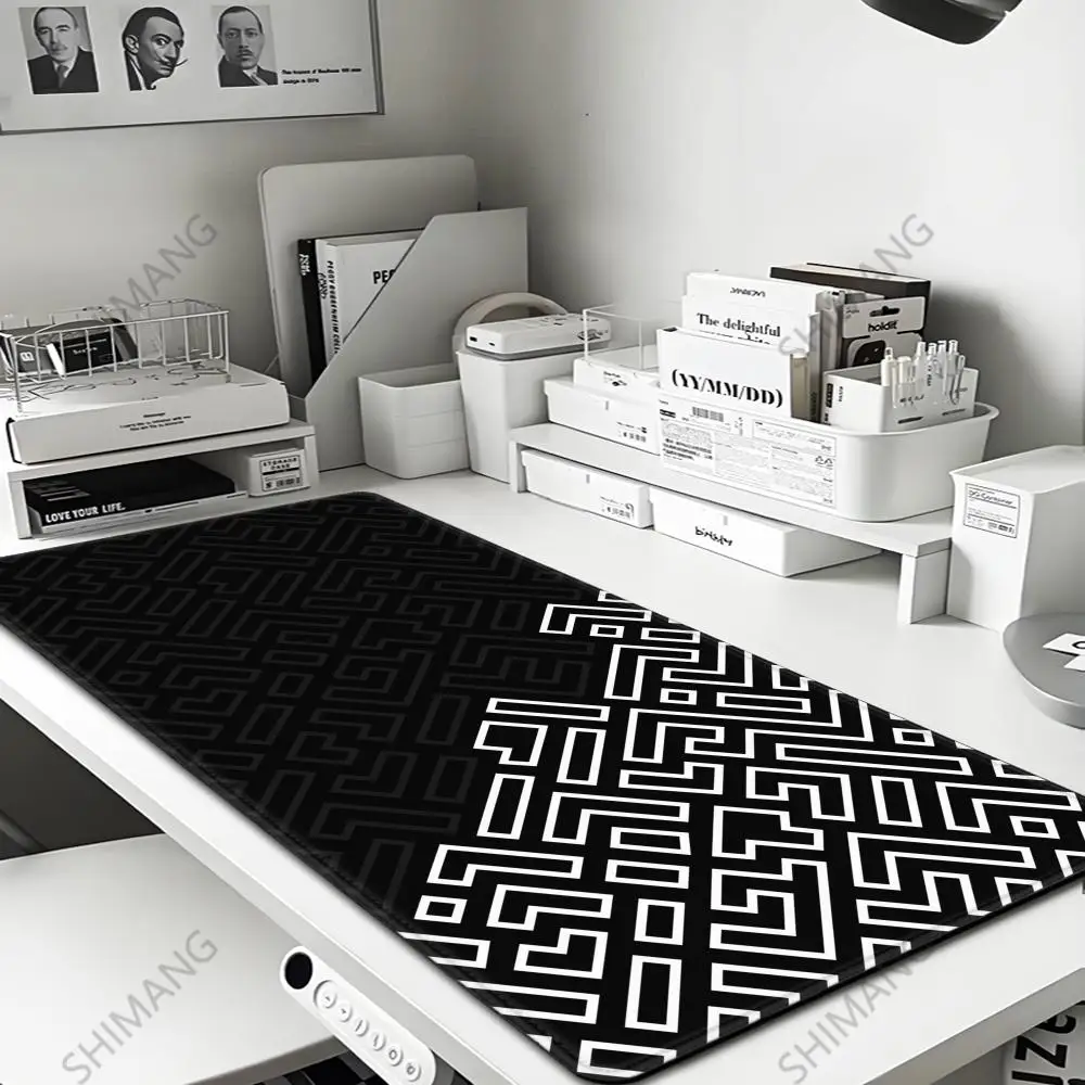 Large Size Keyboard Mause Pad 40x90cm Lock Edge Thicken Gaming Mousepad Geometric Lines Non-slip Deskmat Natural Mouse Mat
Large Size Keyboard Mause Pad 40x90cm Lock Edge Thicken Gaming Mousepad Geometric Lines Non-slip Deskmat Natural Mouse Mat