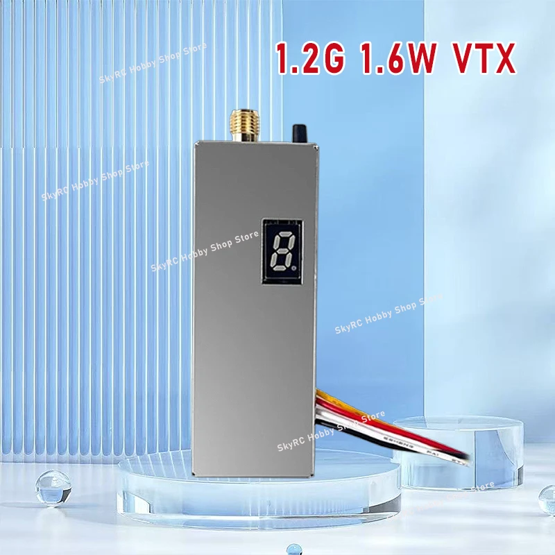1.2G/1.3G 1.6W VTX Transmitter, 8CH Adjustable 0.1/25/800/1600mW, Metal Casing Long-Range FPV Video Transmitter for RC FPV
1.2G/1.3G 1.6W VTX Transmitter, 8CH Adjustable 0.1/25/800/1600mW, Metal Casing Long-Range FPV Video Transmitter for RC FPV
