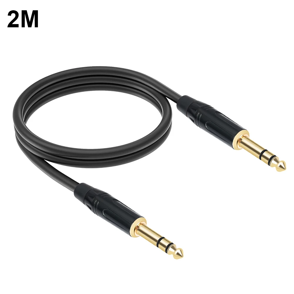 1/4 Inch TRS Cable 1M 2M 3M 5M 10M 6.35mm Stereo Jack Balanced Audio Path Cord Instrument Cable for Electric Guitar Bass Etc
1/4 Inch TRS Cable 1M 2M 3M 5M 10M 6.35mm Stereo Jack Balanced Audio Path Cord Instrument Cable for Electric Guitar Bass Etc