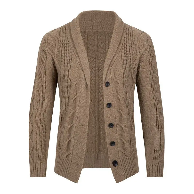 2023 Men's Autumn and Winter New Twist Cardigan Sweater Youth Casual Single-Breasted Lapel Sweater
2023 Men's Autumn and Winter New Twist Cardigan Sweater Youth Casual Single-Breasted Lapel Sweater