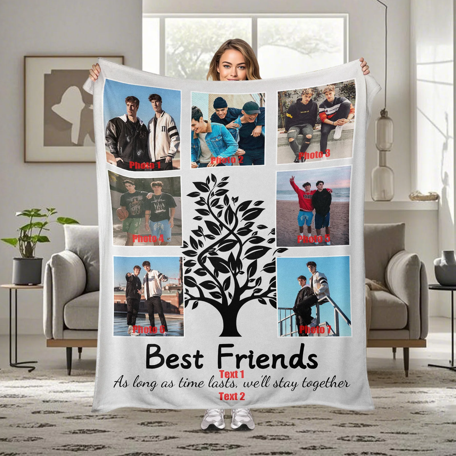 Custom Tree Photo Blanket Personalized Gift To Honor Friendship And Cherish Lasting Memories Thoughtful Keepsake For Your Friend
Custom Tree Photo Blanket Personalized Gift To Honor Friendship And Cherish Lasting Memories Thoughtful Keepsake For Your Friend