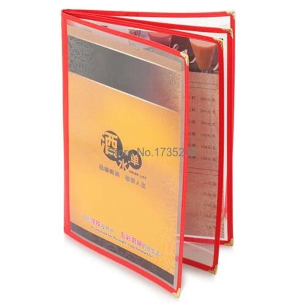 A4 4 Pages Pvc Recipe Frame Book Restaurant Food Shop Menu Frame File List Picture Albums
A4 4 Pages Pvc Recipe Frame Book Restaurant Food Shop Menu Frame File List Picture Albums