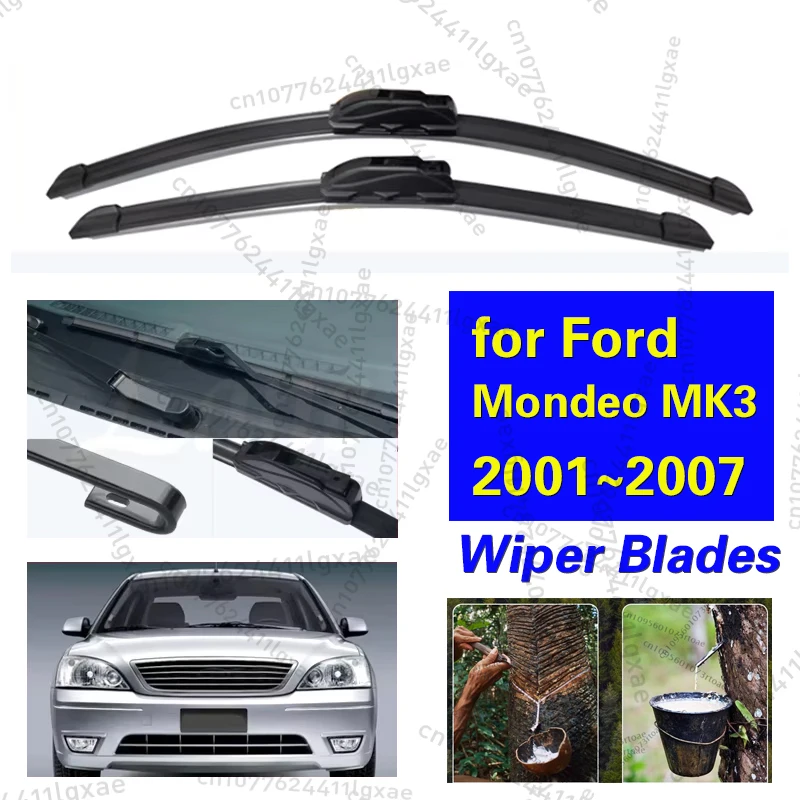 for Ford Mondeo MK3 2001~2007 2004 2005 2006 Front Windscreen Windshield Wipers Car Wiper Blade Car Accessories
for Ford Mondeo MK3 2001~2007 2004 2005 2006 Front Windscreen Windshield Wipers Car Wiper Blade Car Accessories
