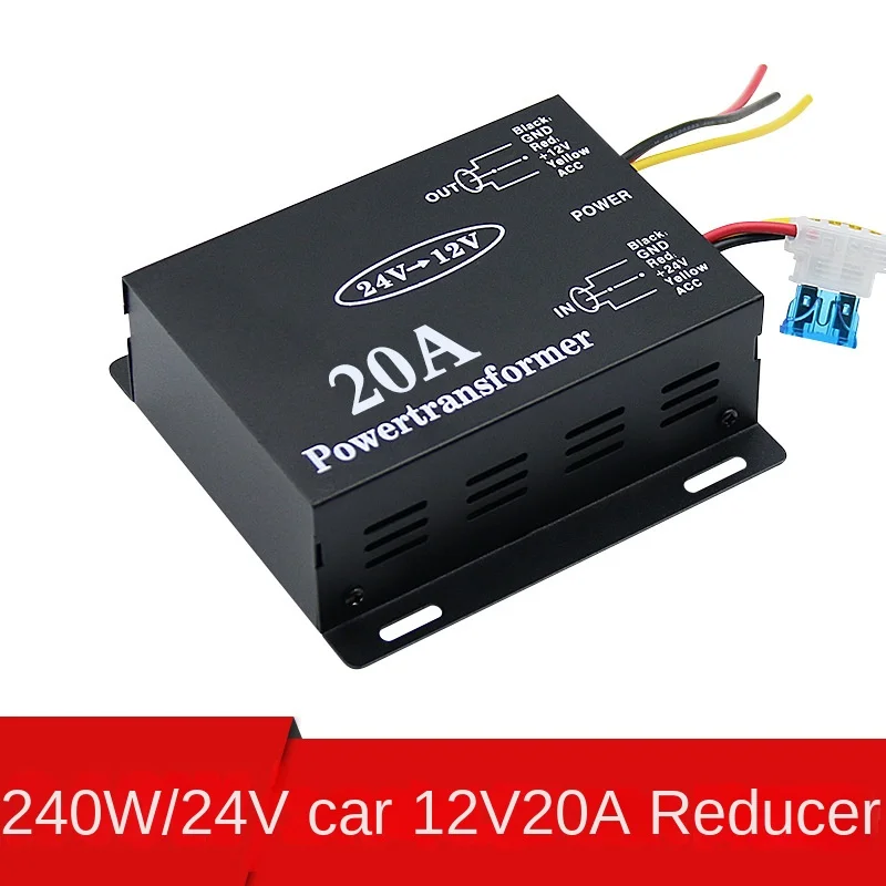 Vehicle Bucker 20A High Power Audio Navigation 24V-12V Converter High-to-Low DC Stabilized Power Supply
Vehicle Bucker 20A High Power Audio Navigation 24V-12V Converter High-to-Low DC Stabilized Power Supply
