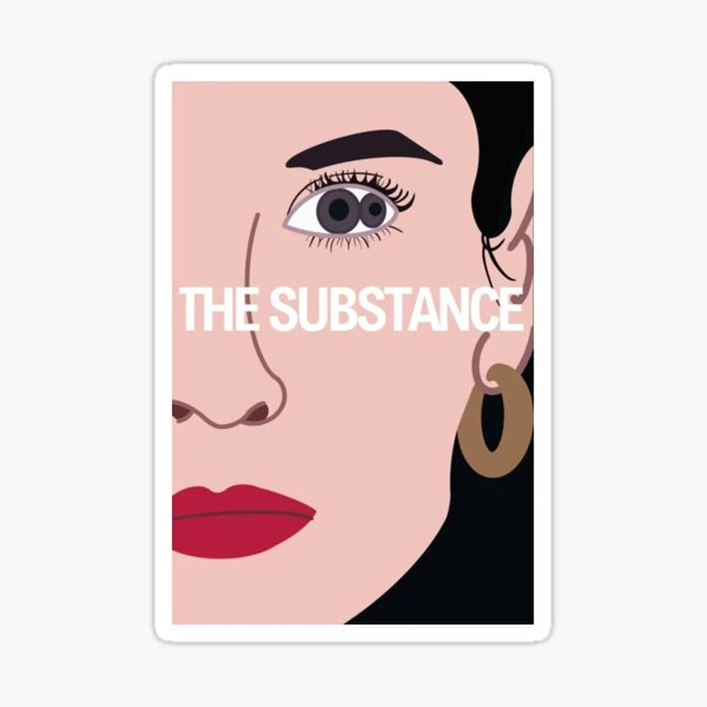 The Substance - Movie Poster Sticker for Laptop Decor Bedroom Car Cute Cartoon Art Fashionable Public Suitcase
The Substance - Movie Poster Sticker for Laptop Decor Bedroom Car Cute Cartoon Art Fashionable Public Suitcase