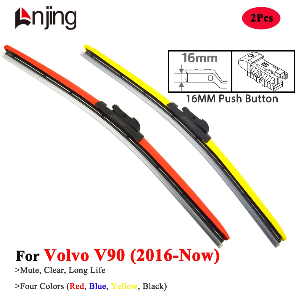 LNJING Colorful Wiper Blades For Volvo V90 Cross Country Ocean Race 2016 2018 2020 2022 2023 2024 2025 Red Yellow Hybrid Wipers
LNJING Colorful Wiper Blades For Volvo V90 Cross Country Ocean Race 2016 2018 2020 2022 2023 2024 2025 Red Yellow Hybrid Wipers