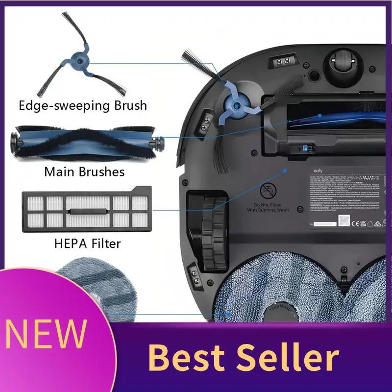 ABHI-Replacement For Eufy X10 Pro Omni Robot Vacuum Accessories Kit Roller Brush Dust Bags Side Brushes Hepa Filters Mop Pads
ABHI-Replacement For Eufy X10 Pro Omni Robot Vacuum Accessories Kit Roller Brush Dust Bags Side Brushes Hepa Filters Mop Pads