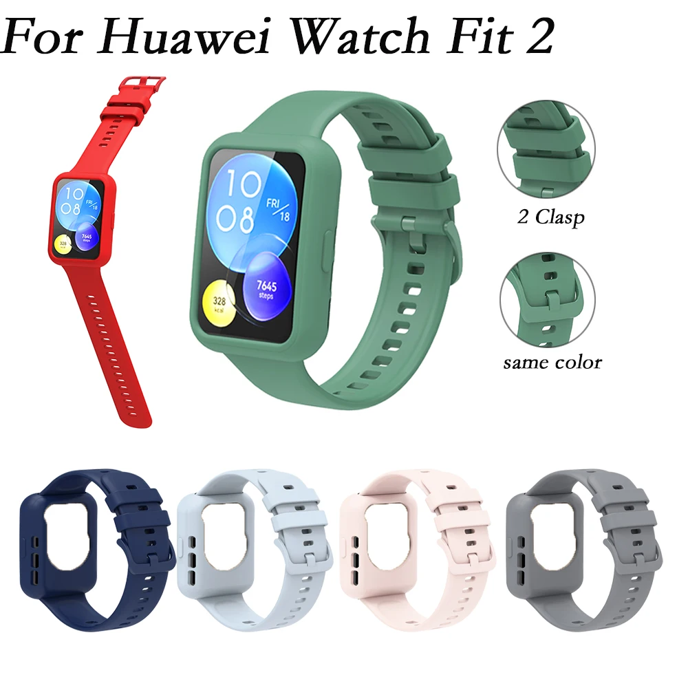 Чехол 2 в 1 для Huawei Watch Fit 2 + ремешок, высококачественный силиконовый защитный корпус и ремешок для умных часов, один цвет
Чехол 2 в 1 для Huawei Watch Fit 2 + ремешок, высококачественный силиконовый защитный корпус и ремешок для умных часов, один цвет
