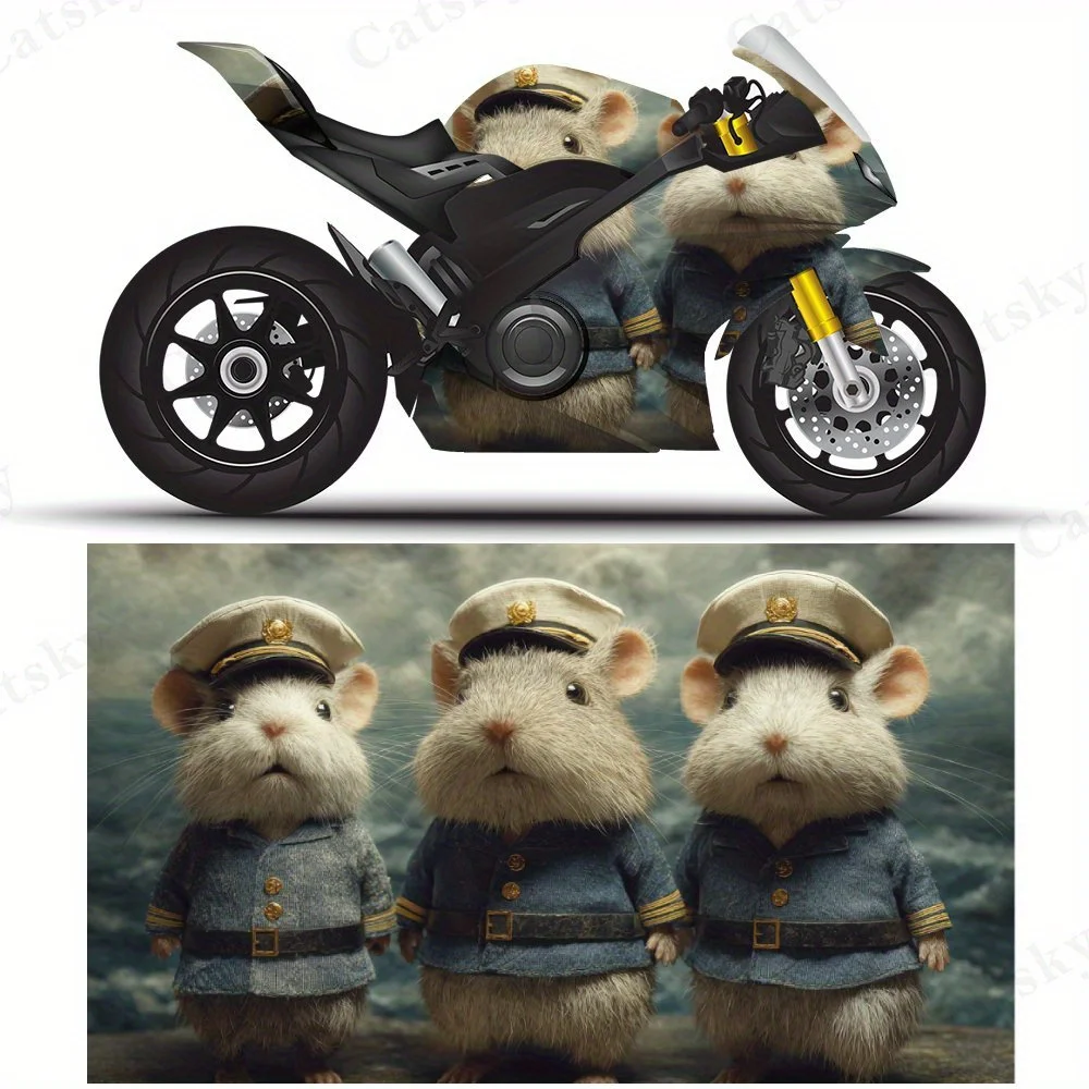 Униформированные мыши, милые мотоциклетные пленки, наклейки, прочные клейкие наклейки из ПВХ для индивидуальной настройки мотоцикла, устойчивые к атмосферным воздействиям Protec
Униформированные мыши, милые мотоциклетные пленки, наклейки, прочные клейкие наклейки из ПВХ для индивидуальной настройки мотоцикла, устойчивые к атмосферным воздействиям Protec