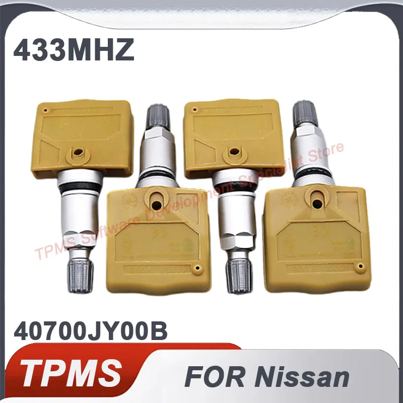 1/4PCS TPMS 40700JY00B 407001AY0A Tire Pressure Monitoring Sensor For Nissan Pathfinder III Armada GT-R Murano 433MHz
1/4PCS TPMS 40700JY00B 407001AY0A Tire Pressure Monitoring Sensor For Nissan Pathfinder III Armada GT-R Murano 433MHz