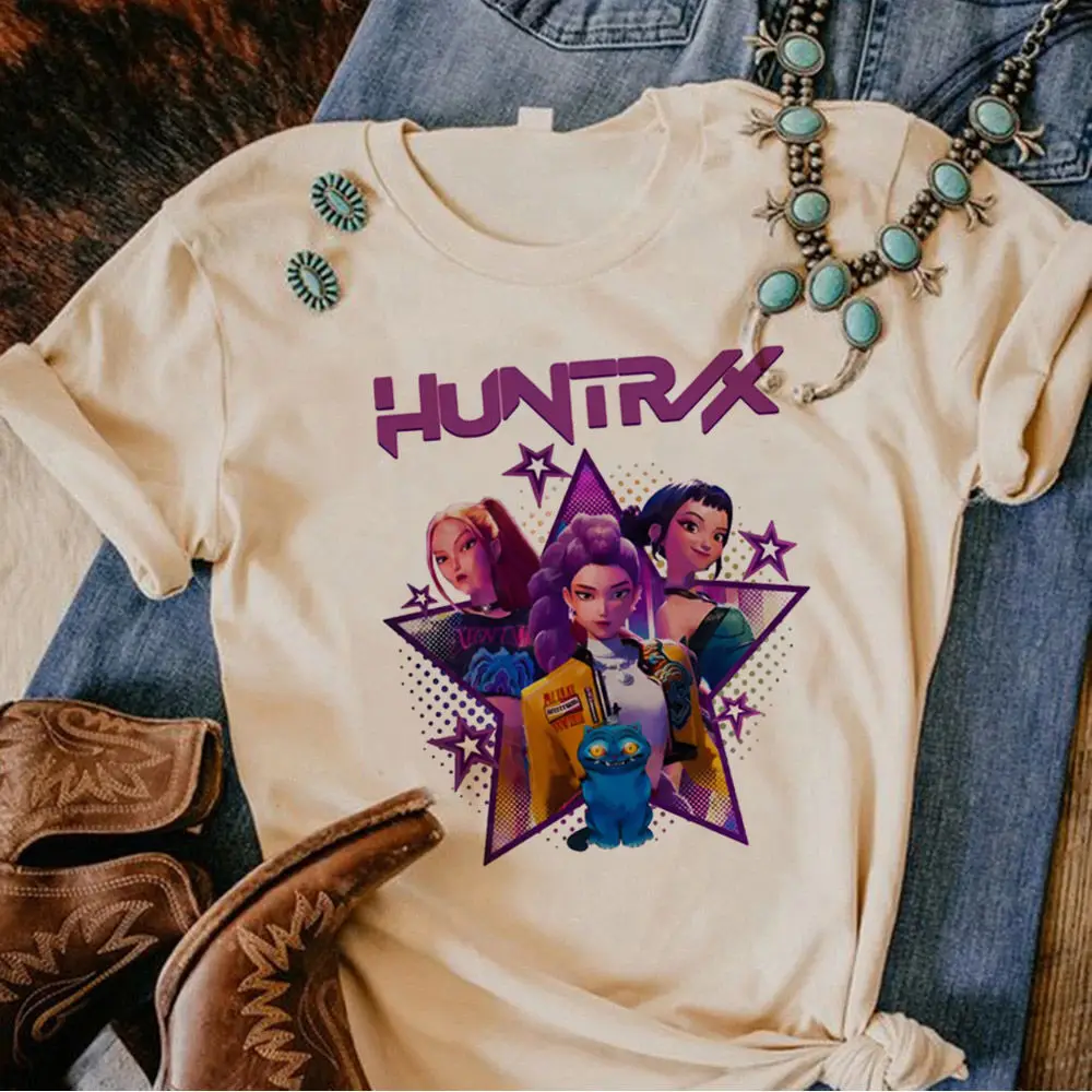 Kpop Demon Hunters Movie Y2k top tees girl anime Gothic Breathable Comfortable women streetwear top tees Punk Y2k Classic 80s
Kpop Demon Hunters Movie Y2k top tees girl anime Gothic Breathable Comfortable women streetwear top tees Punk Y2k Classic 80s