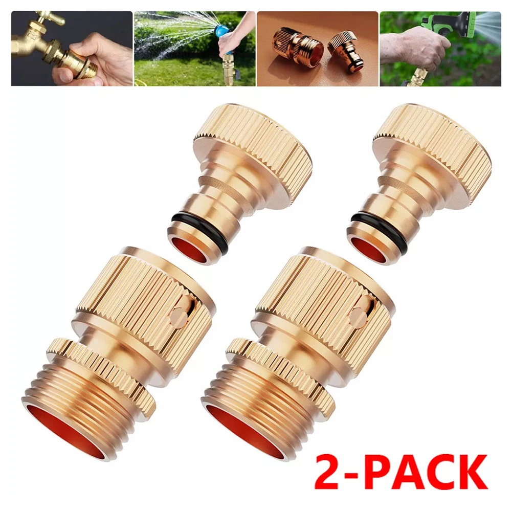 High Pressure Washer Hose Heavy-Duty Solid Brass Hose Quick Connector Garden Hose Quick Connectors Garden Watering Gun- Adapter
High Pressure Washer Hose Heavy-Duty Solid Brass Hose Quick Connector Garden Hose Quick Connectors Garden Watering Gun- Adapter