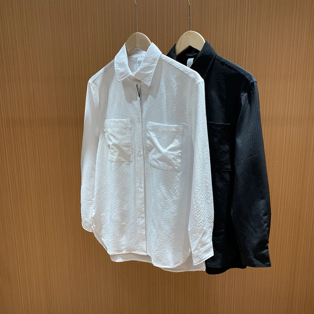 Women's Shirts Luxury Brand Cleanfit Pocket Loose White Shirts Casual Streetwear Sunscreen Coat Oversized Long Blouses Tops
Women's Shirts Luxury Brand Cleanfit Pocket Loose White Shirts Casual Streetwear Sunscreen Coat Oversized Long Blouses Tops