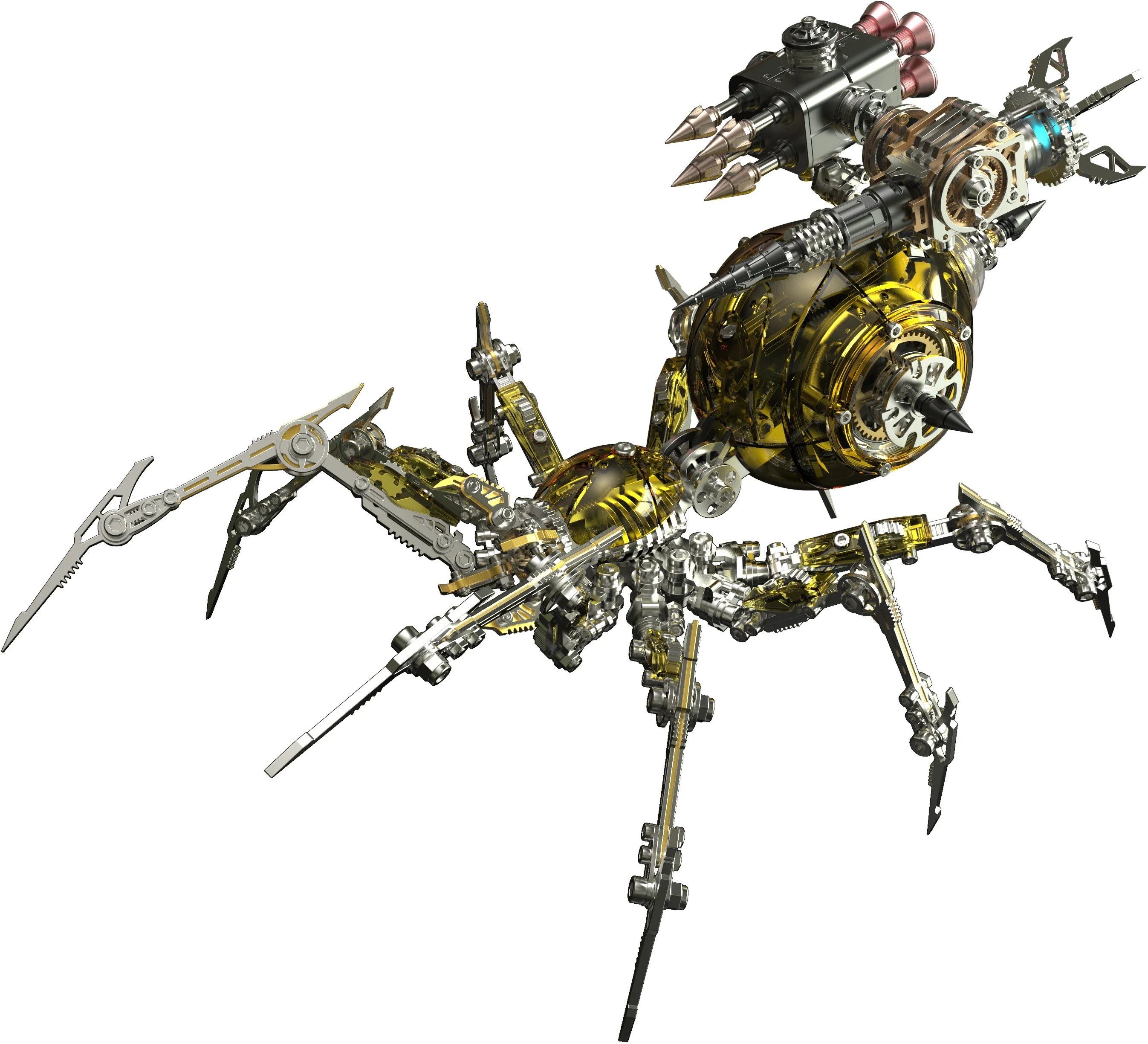 3D Metal Puzzle Spider Assembly model Toy Ornament Mechanical Spider Challenge High Difficulty Assembly Model Special Gift
3D Metal Puzzle Spider Assembly model Toy Ornament Mechanical Spider Challenge High Difficulty Assembly Model Special Gift
